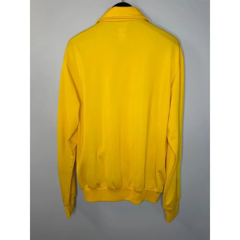 Liverpool Anthem Jacket Retro Adidas Original Yellow Vintage Men's XL
